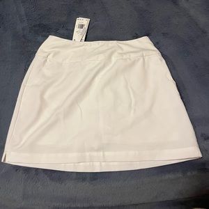 White Adidas Golf Skirt